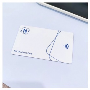 White NFC Business Card