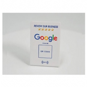 NFC Google Review Table Tent Card