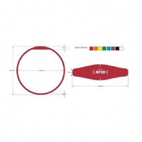 RFID Silicone Wristband Custom Design